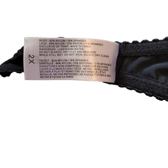 2X Addition Elle Lace Garter Belt - Picture 5 of 6